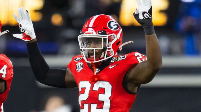 Georgia defensive back Tykee Smith during the national championship against TCU